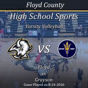 Varsity Volleyball: Floyd vs Grayson 8-24-2026