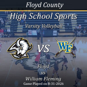 Varsity Volleyball: Floyd vs William Fleming 8-31-2026