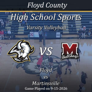 Varsity Volleyball: Floyd vs Martinsville 9-15-2026